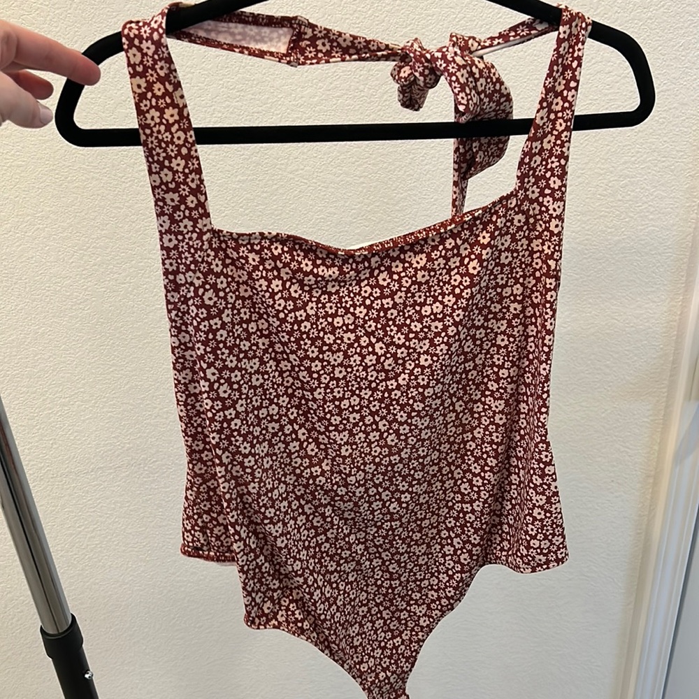 Low back, comfortable fabric, XL Free People Bodysuit